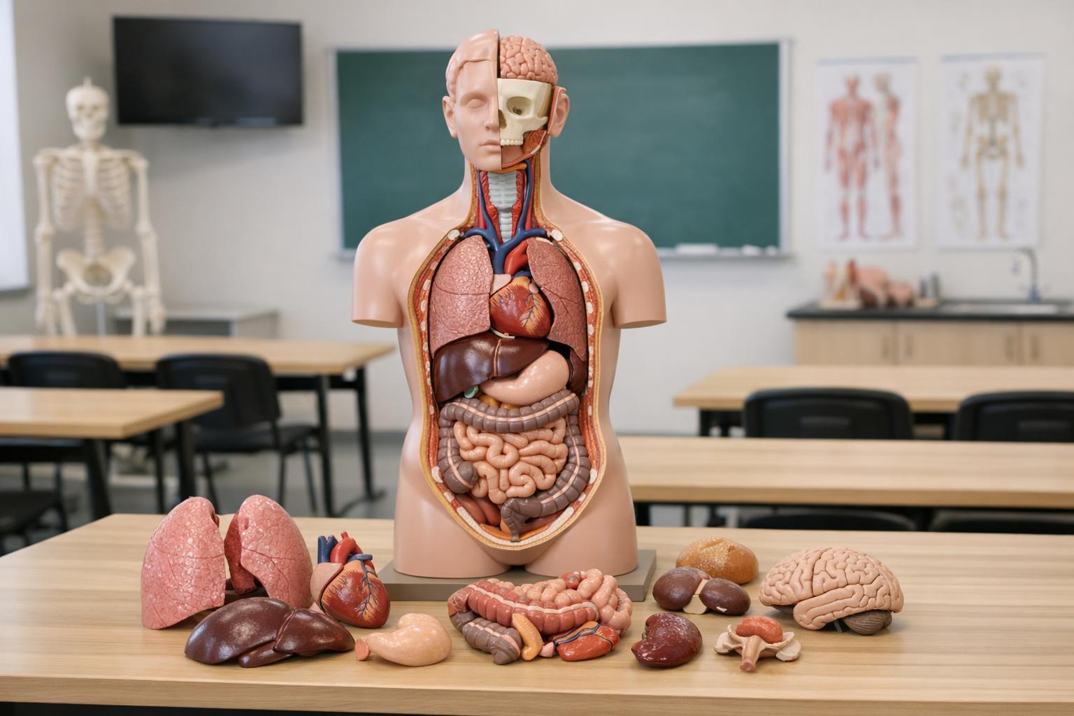 Modele anatomiczne do gabinetów i sal dydaktycznych: praktyczny przewodnik
